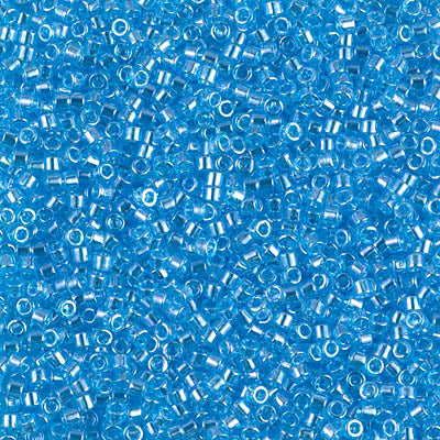 Miyuki Delica 11/0 DB-1229 Transparent Ocean Blue Luster x 8 g