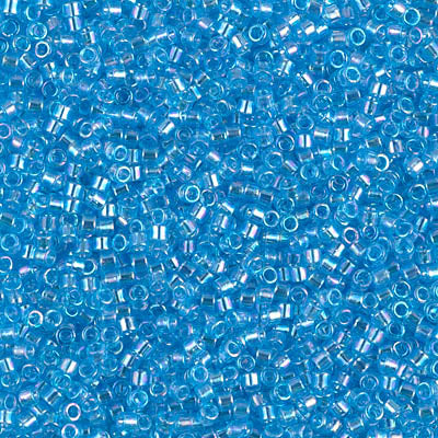 Miyuki Delica 11/0 DB-1249 Transparent Ocean Blue AB x 8 g