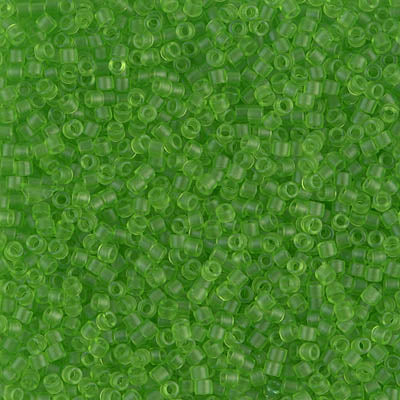 Miyuki Delica 11/0 DB-1266 Mat Transparent Lime x 8 g