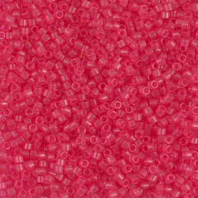 Miyuki Delica 11/0 DB-1308 Dyed Transparent Bubble Gum Pink x 8 g