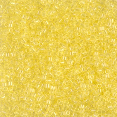 Miyuki Delica 11/0 DB-1401 Transparent Pale Yellow x 8 g