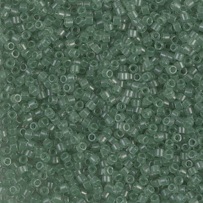 Miyuki Delica 11/0 DB-1415 Transparent Light Moss Green x 8 g