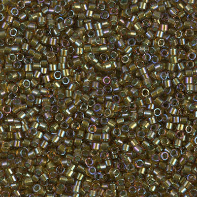 Miyuki Delica 11/0 DB-1739 Sparkling Mint Lined Topaz AB x 8 g