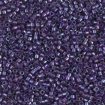 Miyuki Delica 11/0 DB-1756 Sparkling Purple Lined Amethyst AB x 8 g