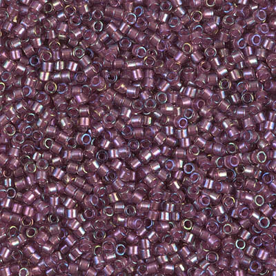 Miyuki Delica 11/0 DB-1757 Sparkling Orchid Lined Amethyst AB x 8 g