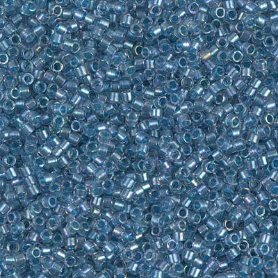 Miyuki Delica 11/0 DB-1762 Sparkling Sky Blue Lined Crystal AB x 8 g