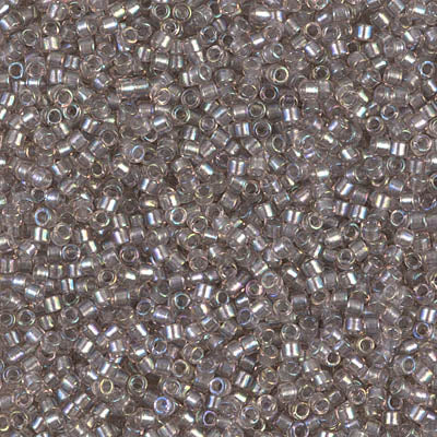 Miyuki Delica 11/0 DB-1772 Sparkling Pewter Lined Crystal AB x 8 g