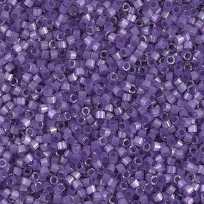 Miyuki Delica 11/0 DB-1809 Dyed Lilac Silk Satin x 8 g
