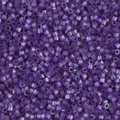 Miyuki Delica 11/0 DB-1810 Dyed Purple Silk Satin x 8 g