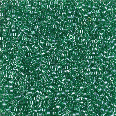 Miyuki Delica 11/0 DB-1889 Transparent Green Luster x 8 g