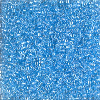 Miyuki Delica 11/0 DB-1890 Transparent Sky Blue Luster x 8 g
