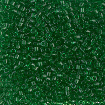 Miyuki Delica 10/0 DBM-0705 Transparent Green x 8 g