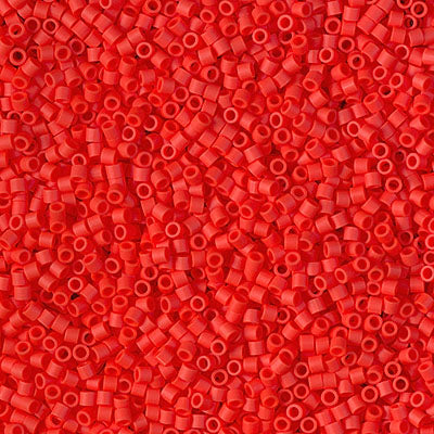 Miyuki Delica 15/0 DBS-0757 Mat Opaque Vermillion Red x 5 g