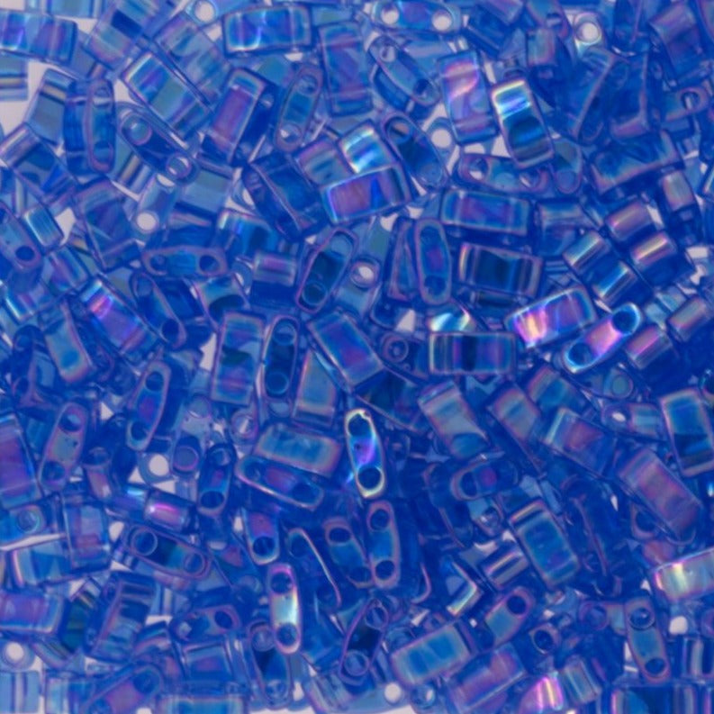 Half Tila Beads HTL-0261 Transparent Light Sapphire AB x 10 g