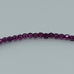 Fire Polished 3 mm - Crystal Amethyst Metallic Ice x 50