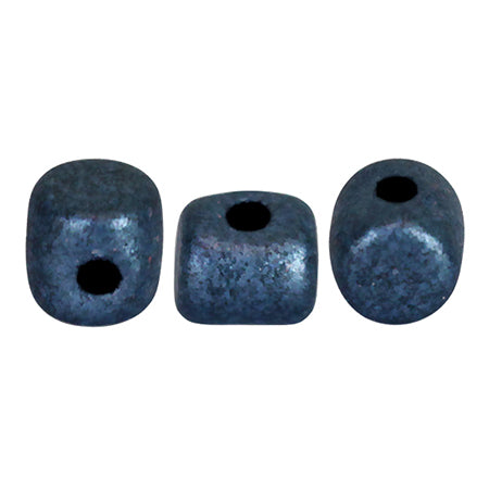 Perles en verre MINOS&reg; par PUCA&reg; 2.5 x 3 mm Metallic Mat Dark Blue x 5 g