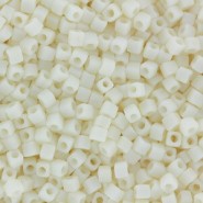 Square Beads 1.8 mm SB-2021 Mat Opaque Cream x 10 g