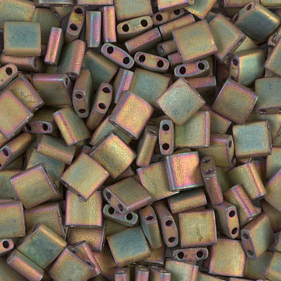 Tila Beads TL-2035 Mat Metallic Khaki Iris x 10 g