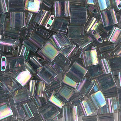 Tila Beads TL-2440D Dark Transparent Gray Rainbow Luster x 10 g